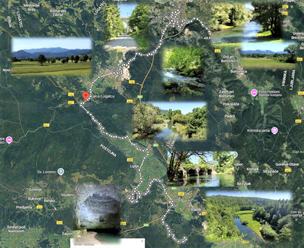 S kolesom od izvira Ljubljanice do Borovnice - 2 dan